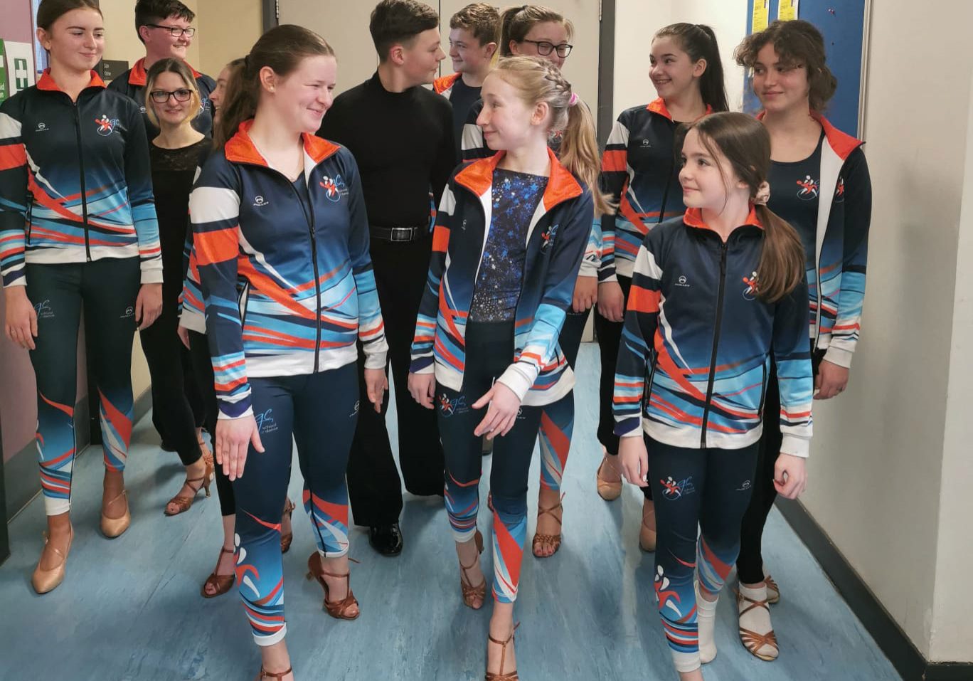 hall dancing group