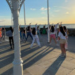 outside flashmob